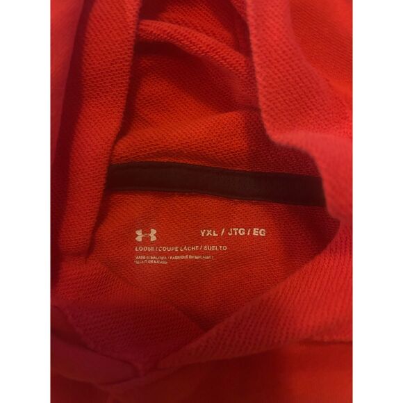 Under Armour Warrior Mania Hooded Tank Youth XL Red and Black - Picture 5 of 6
